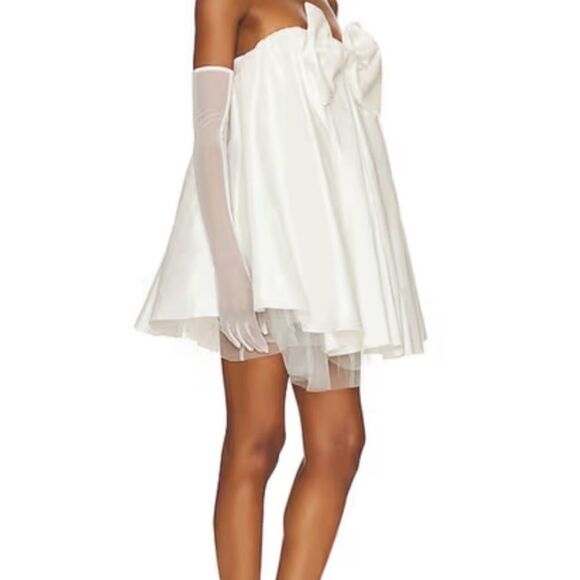 For Love and Lemons Clara Mini Dress White Bridal Collection‎ - Picture 3 of 8